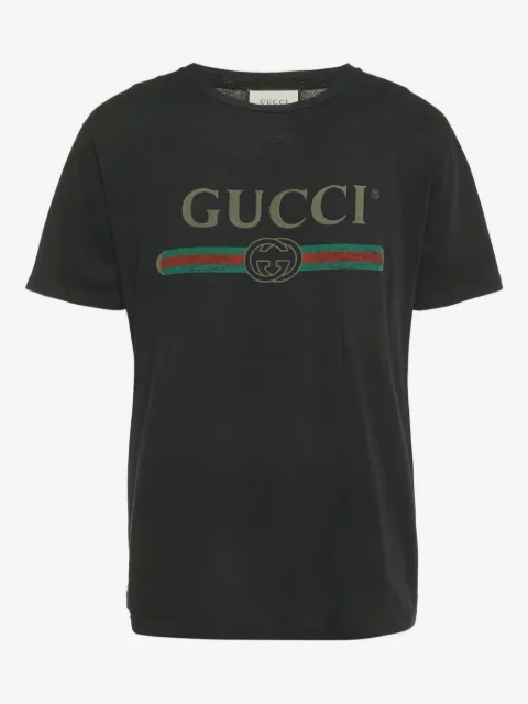 Gucci Pre-Owned logo-print T-shirt 