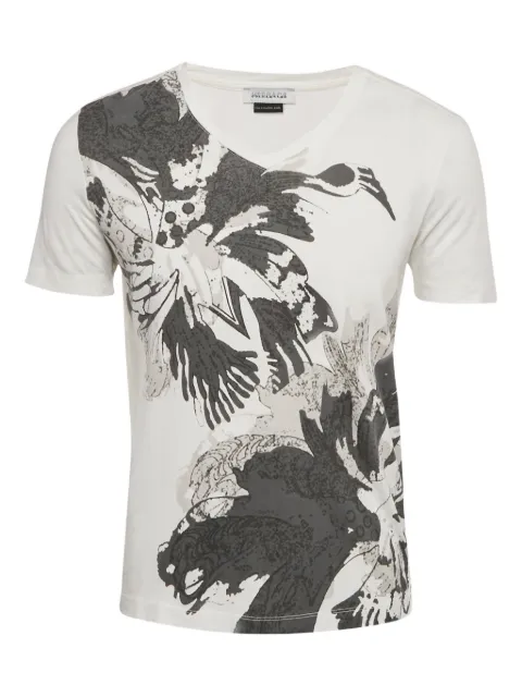 Versace Pre-Owned printed V-neck T-shirt