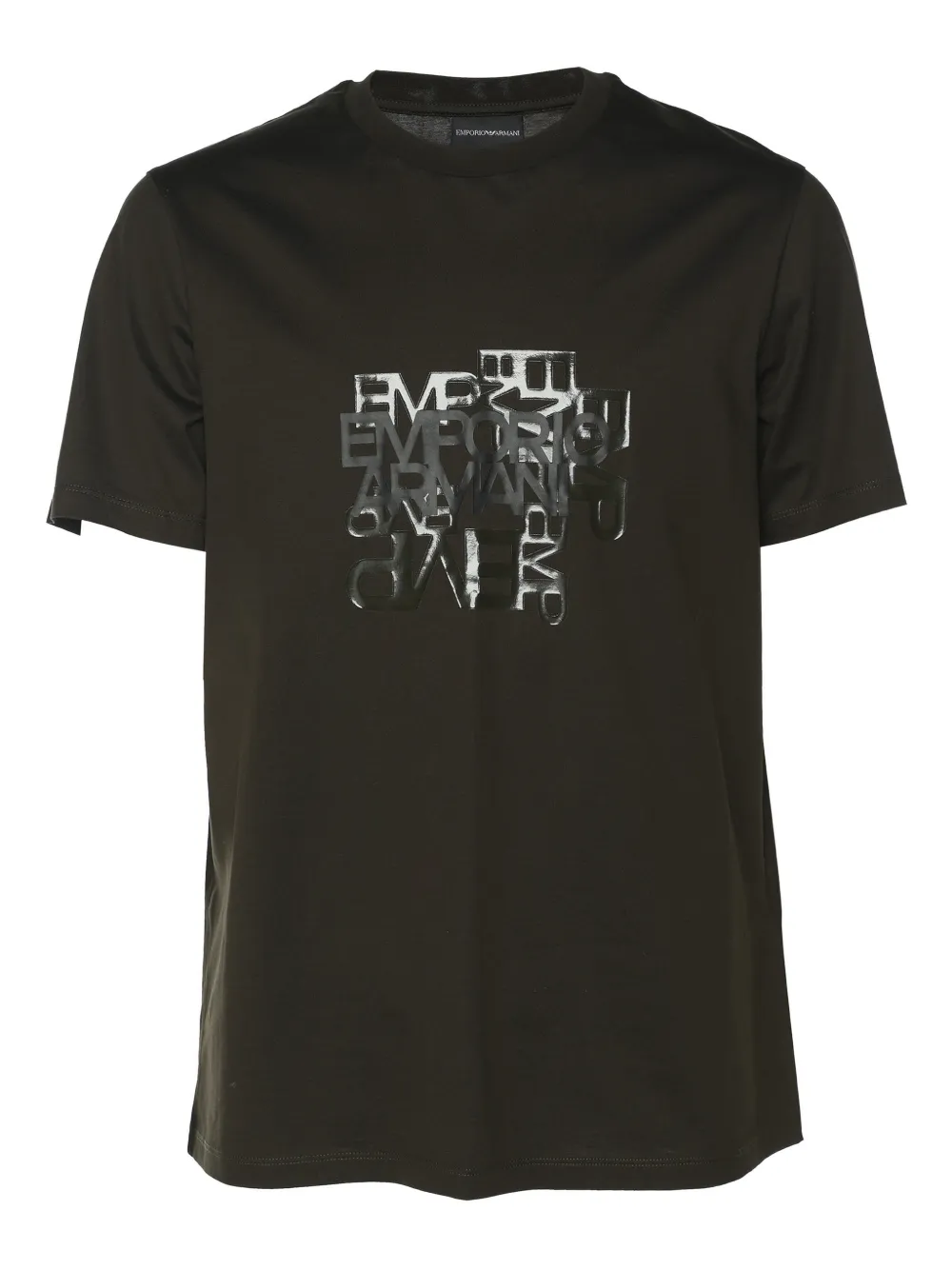 Emporio Armani Pre-Owned T-Shirt mit Logo - Grün