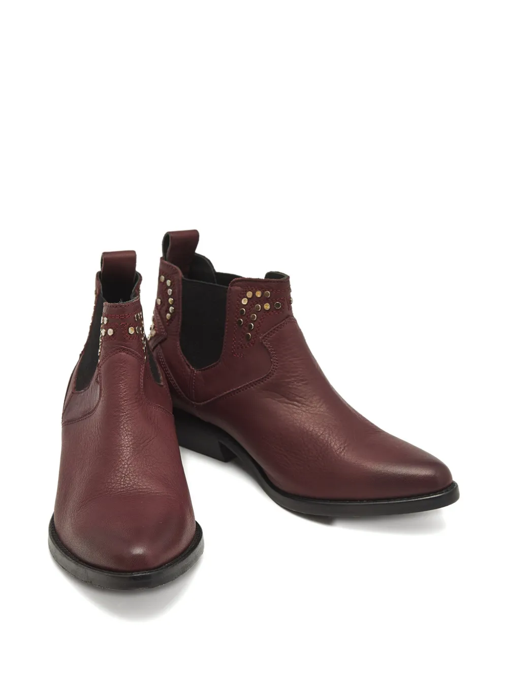 Zadig&Voltaire Thylana studded leather ankle boots - Rood