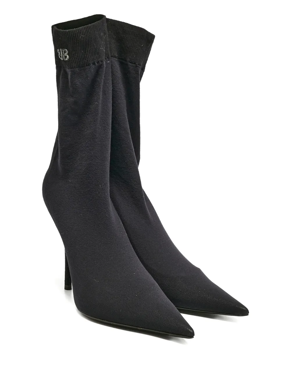 Balenciaga Pre-Owned knife point-toe ankle boots - Zwart