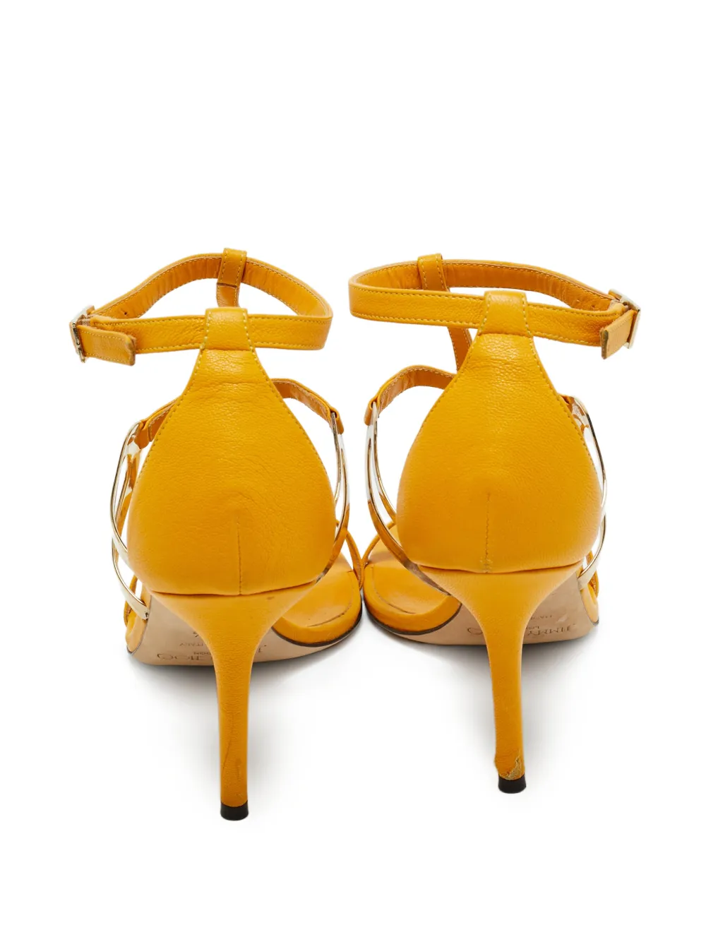 Jimmy Choo Pre-Owned Tストラップ レザーサンダル | Image 2