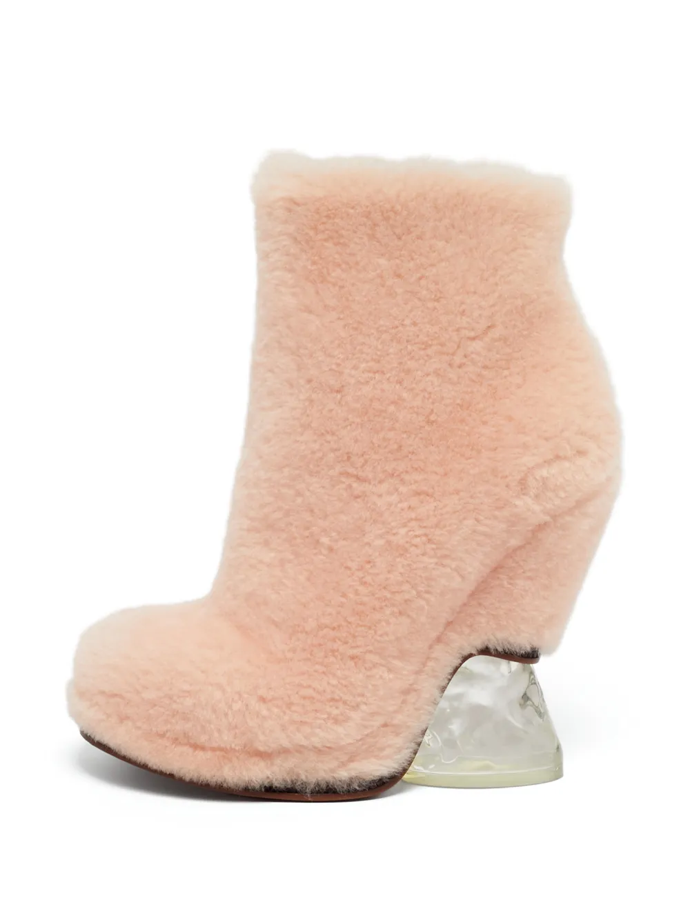 Fendi Pre-Owned sculpted-heel boots - Rosa