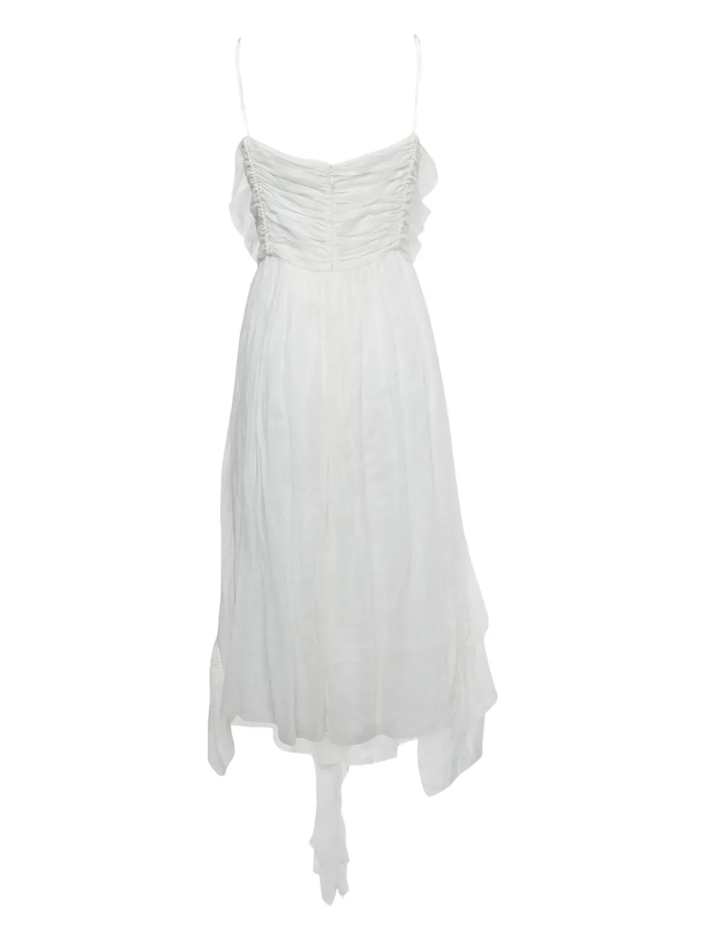 Chloé Pre-Owned Ruffle asymmetric midi dress | Image 2