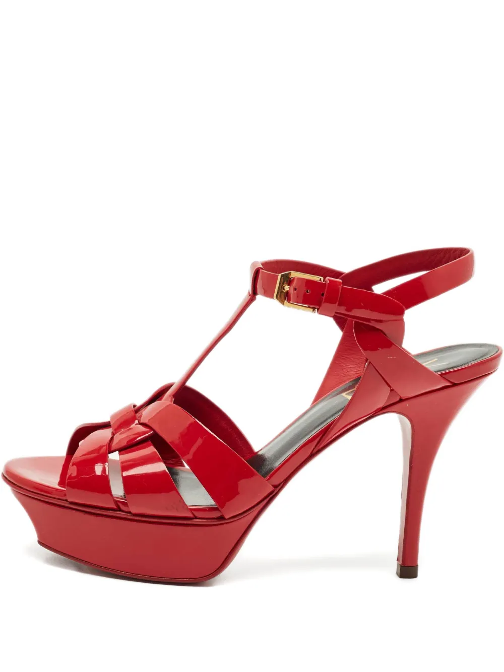 Saint Laurent Pre-Owned Tribute platform sandals - Rot