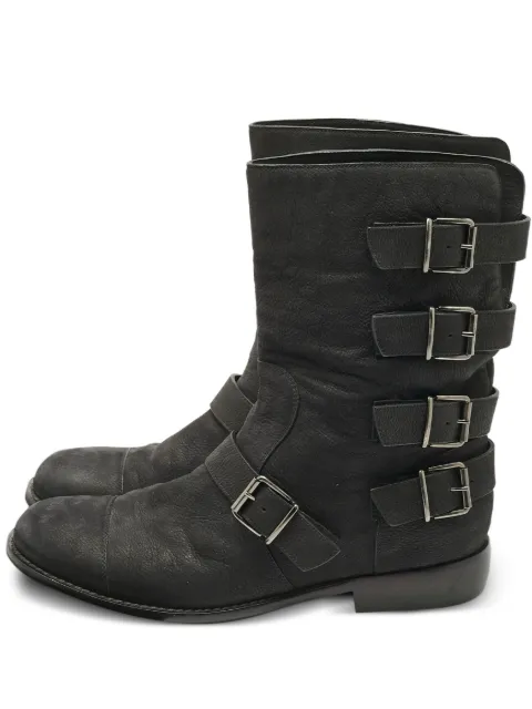 Giuseppe Zanotti buckle-details leather boots