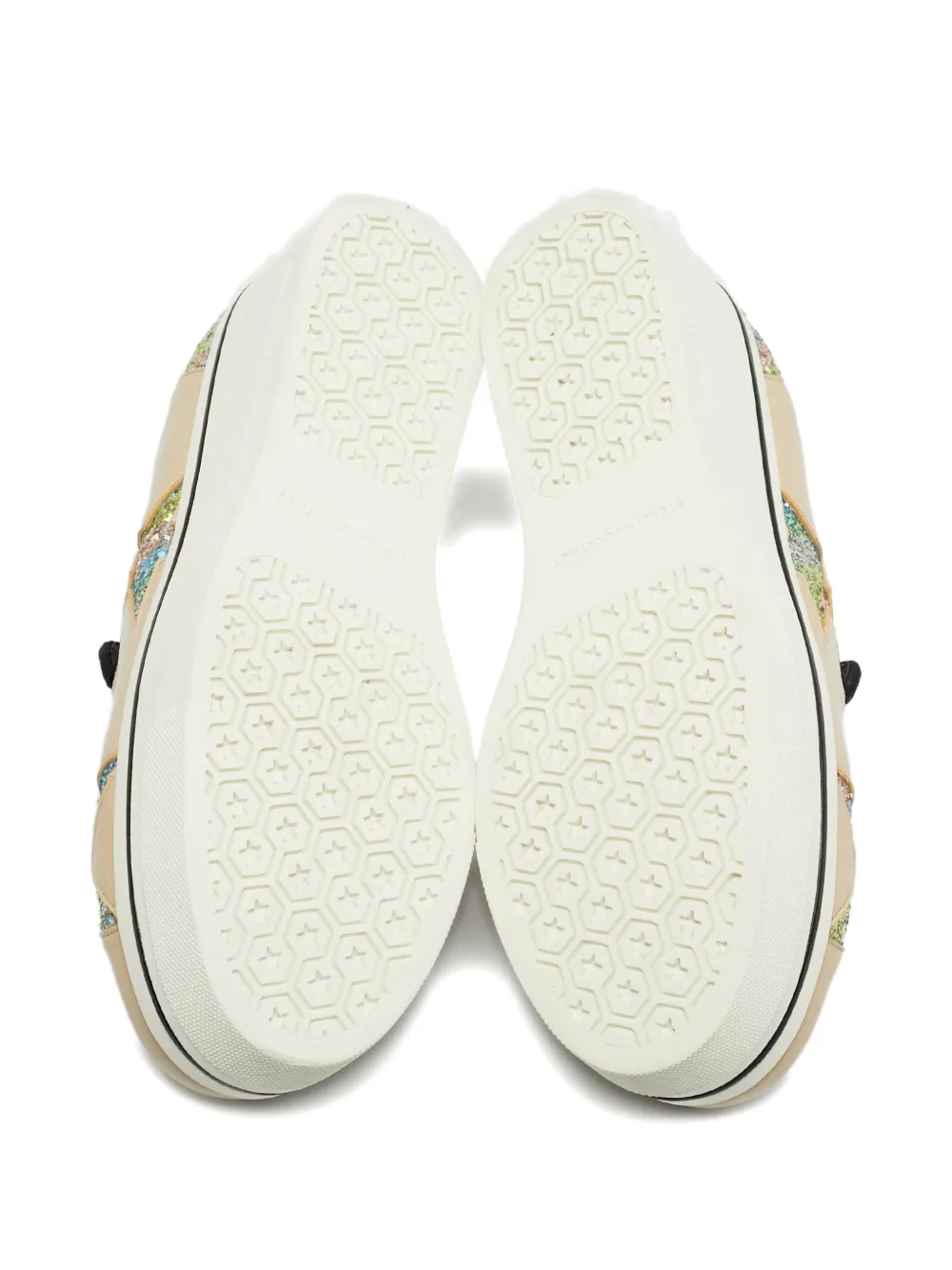 Stella McCartney Pre-Owned Binx Star platform slip on sneakers - Beige