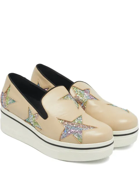 Stella McCartney Pre-Owned Binx Star platform slip on sneakers
