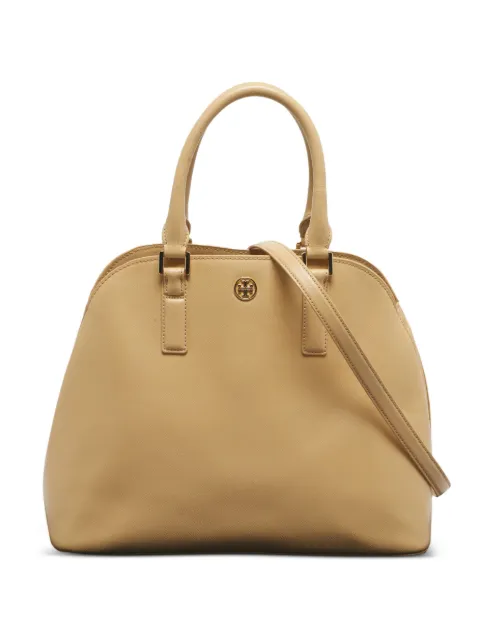 Tory Burch medium Robinson Dome leather tote bag