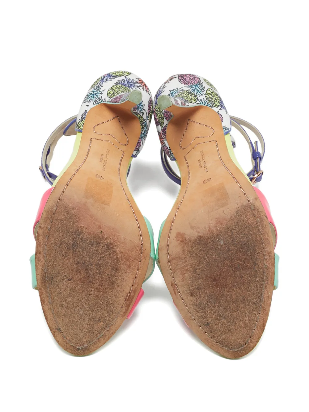 Sophia Webster Nicole ankle-strap heeled sandals - Wit