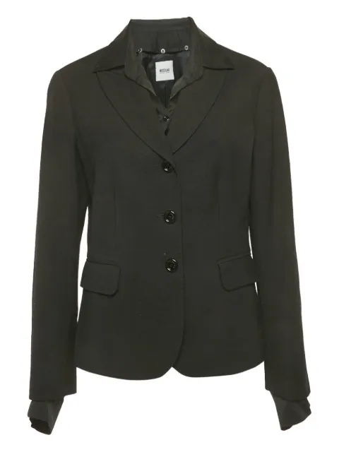 Moschino Cheap & Chic crepe detachable-collar jacket