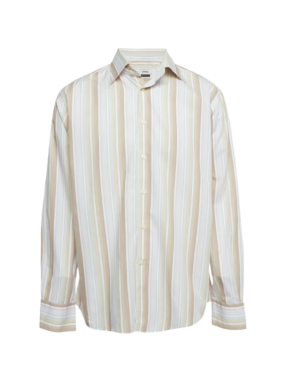 Versace Pre-Owned striped cotton shirt - Rosa