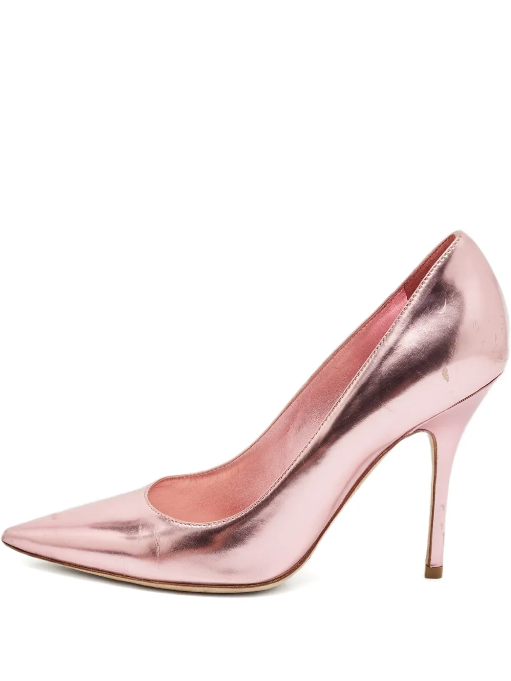 Christian Dior Pre-Owned cherie pointed-toe pumps - Rosa