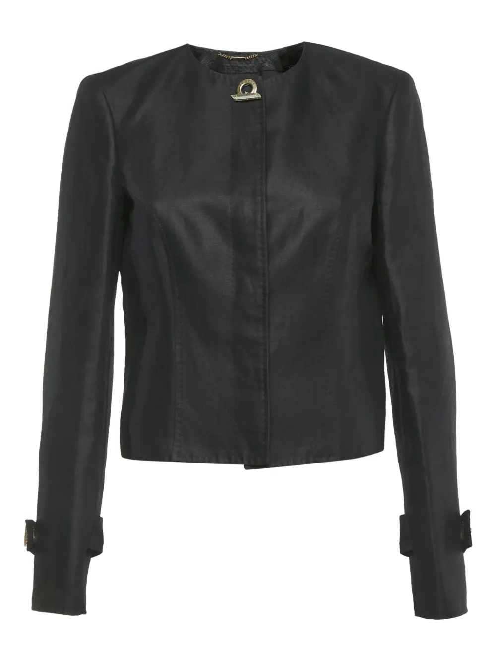 Versace Pre-Owned button-up jacket | Black | Image 1