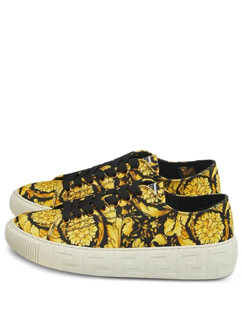 Versace Pre-Owned Barocco-print Greca sneakers
