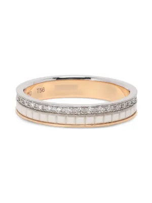 Mikimoto パール＆ダイヤモンド リング プラチナ | ホワイト | FARFETCH JP