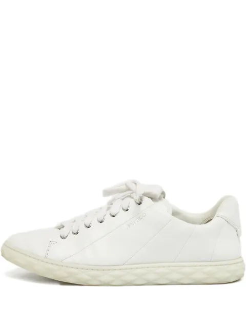 Jimmy Choo Pre-Owned Diamond leather low-tops