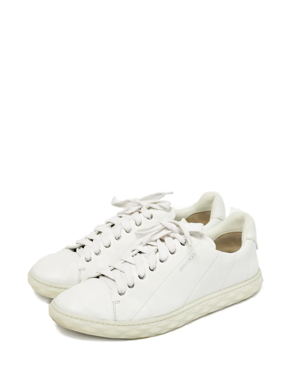 Jimmy Choo Pre-Owned Diamond leather low-tops | Image 2