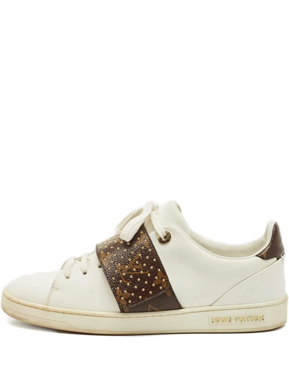 Louis Vuitton Pre-Owned tenis con banda Monogram | blanco | Image 1