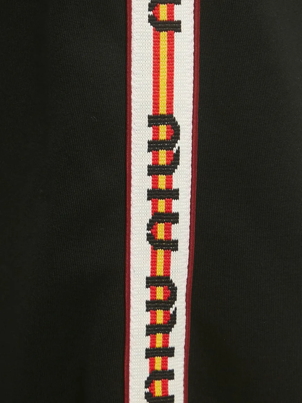 Miu Miu Pre-Owned jersey striped mini skirt - Zwart