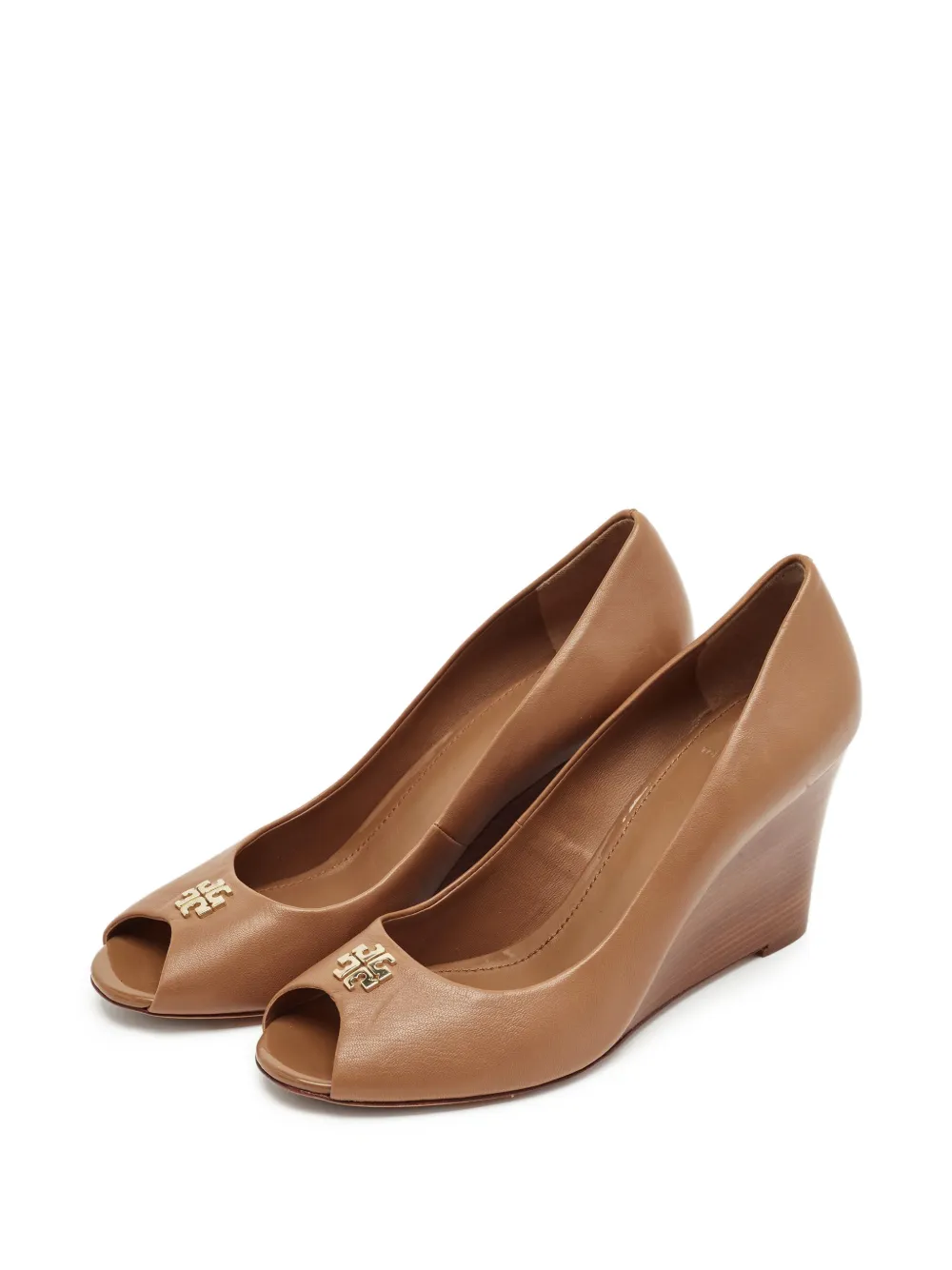 Tory Burch chaussures Reva en cuir à bout ouvert | Image 2