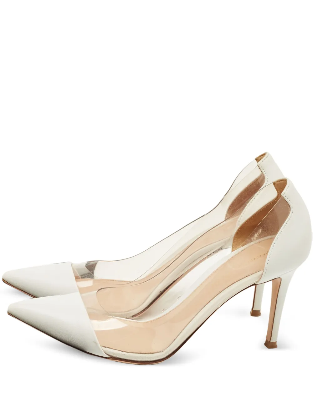 Gianvito Rossi panelled pumps - Weiß