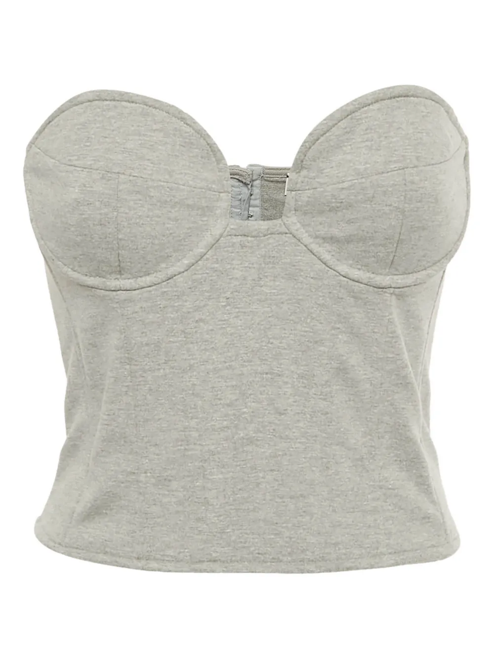 Magda Butrym strapless top - Grigio