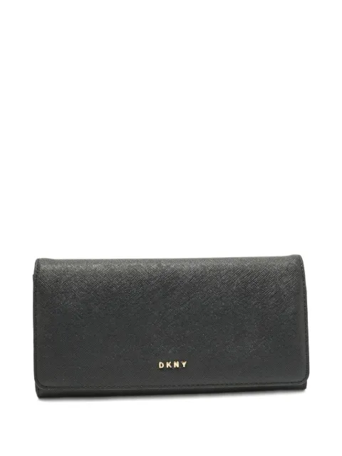 DKNY Continental flap black wallet