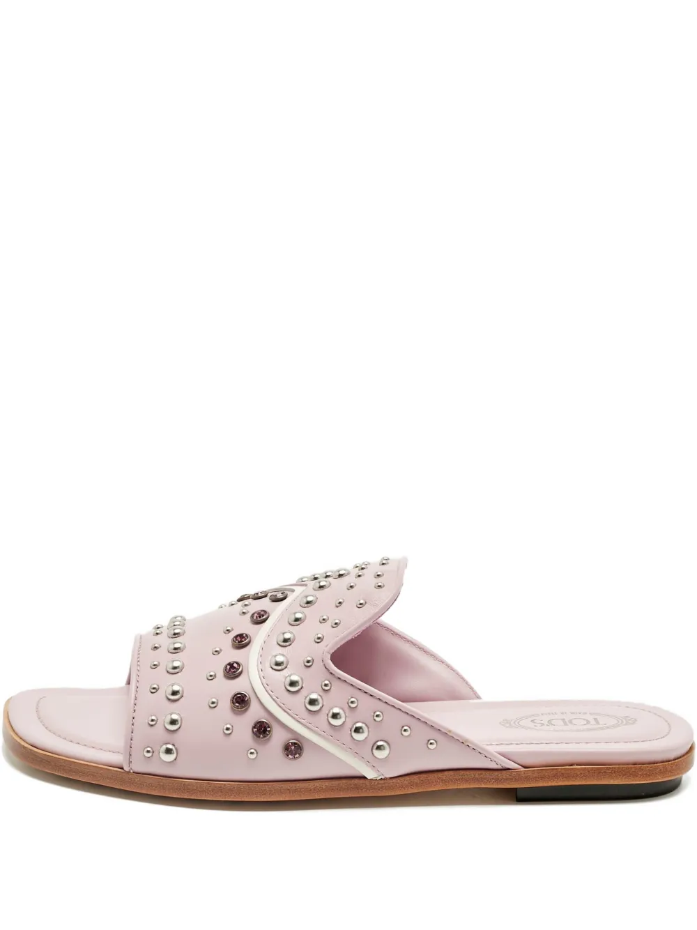 Tod's crystal studded sandals - Rosa