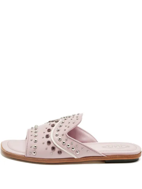 Tod's crystal studded sandals