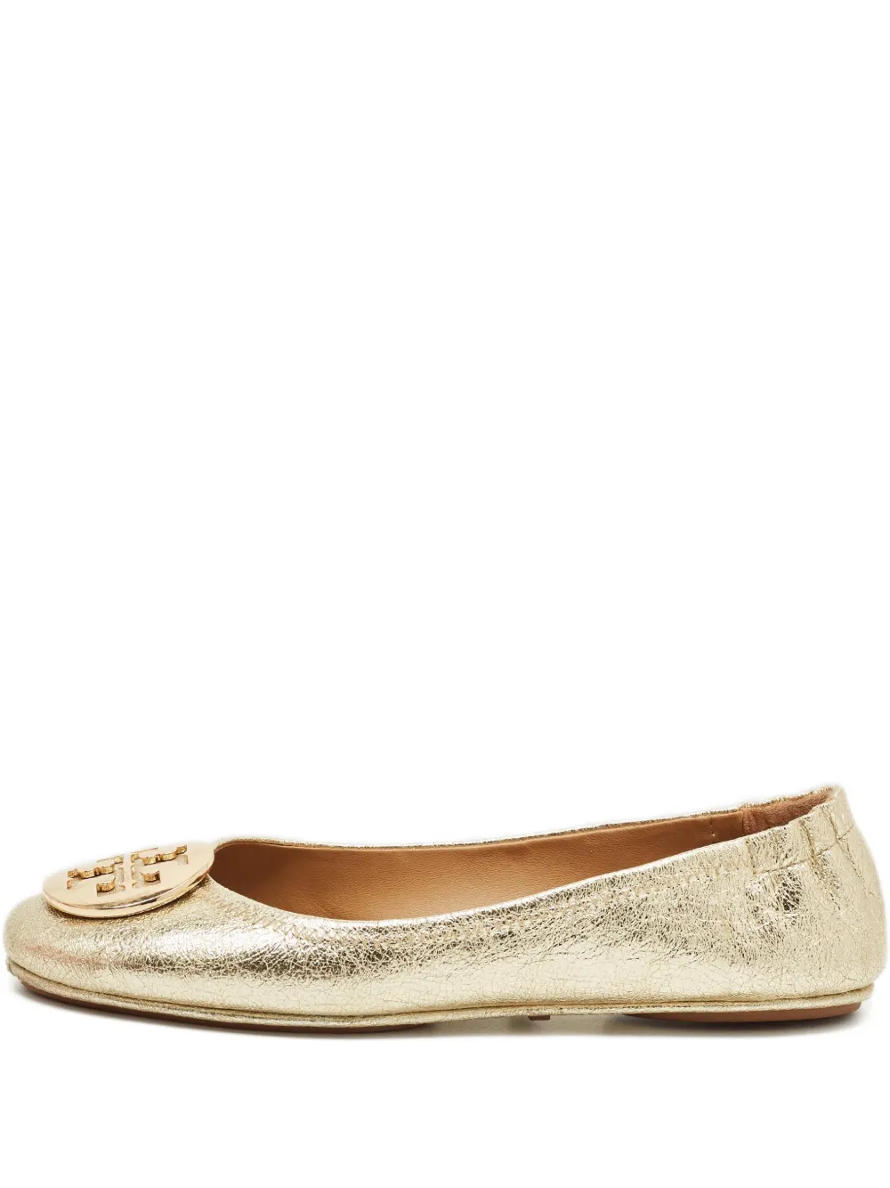 Tory Burch Minnie Ballerinas - Gold