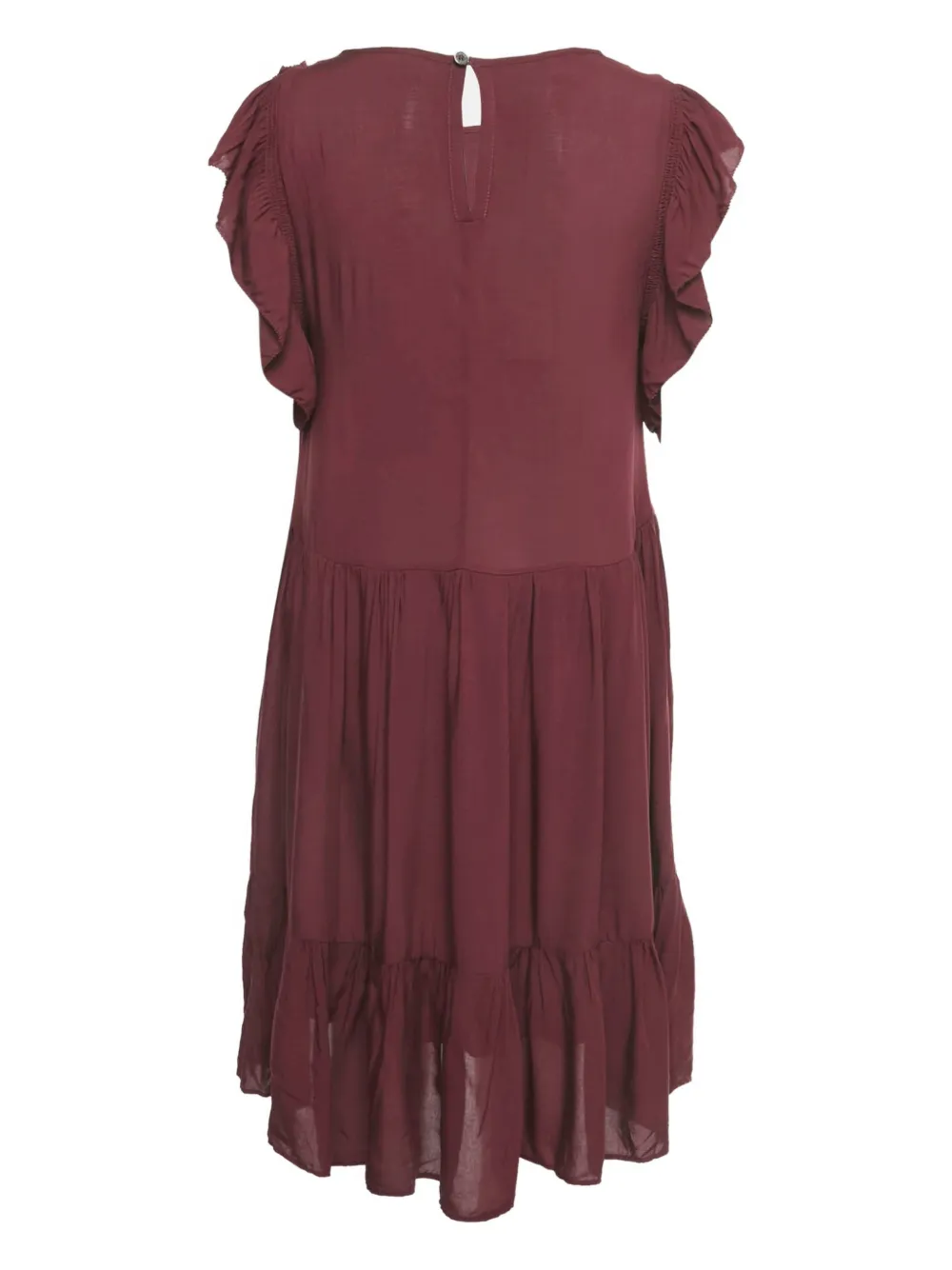 Zadig&Voltaire Rousseau ruffled dress - Rood