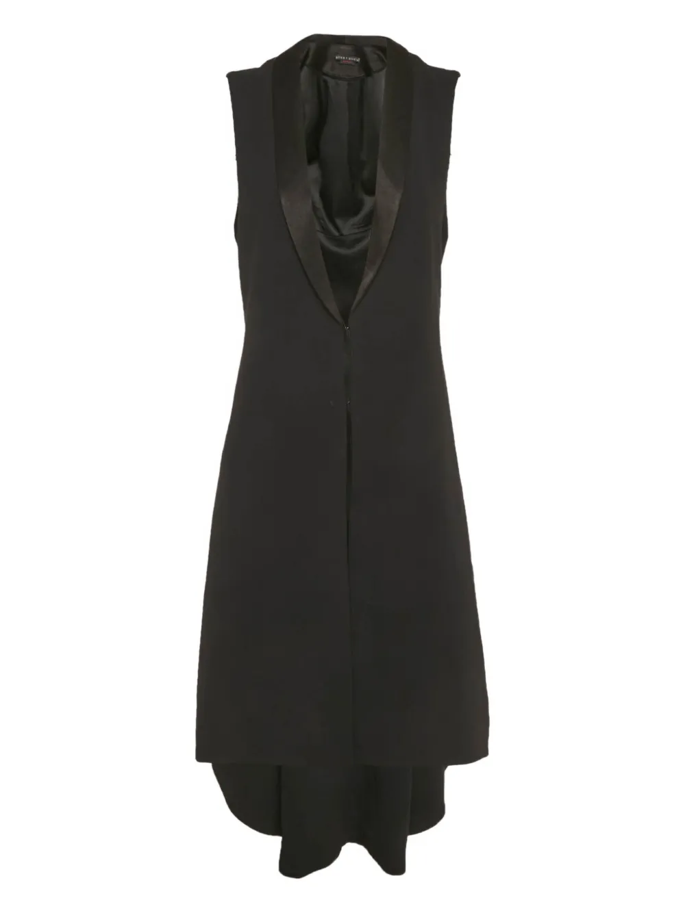 alice + olivia sleeveless long jacket - Nero