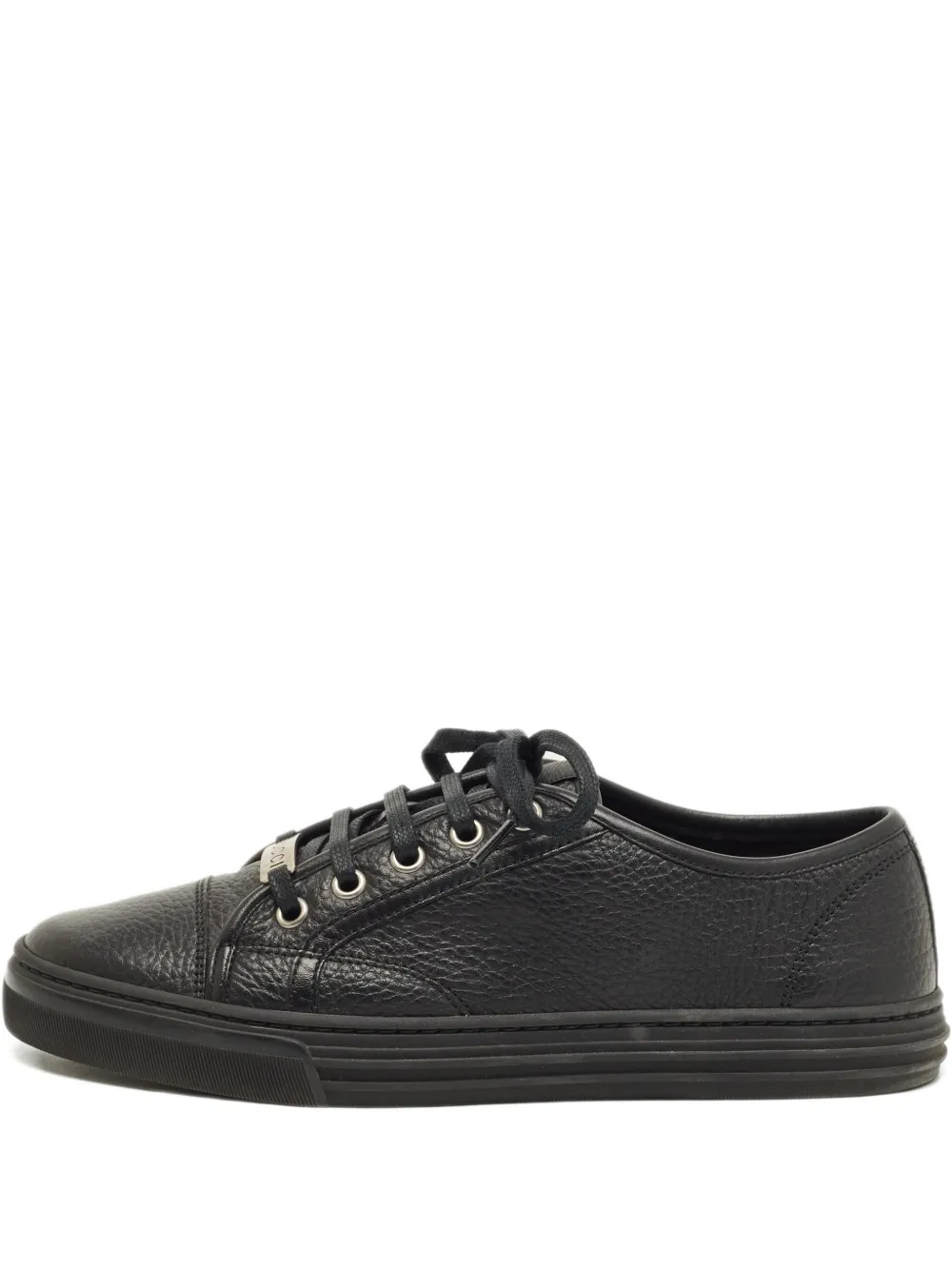 Gucci Pre-Owned leather low-top sneakers - Nero