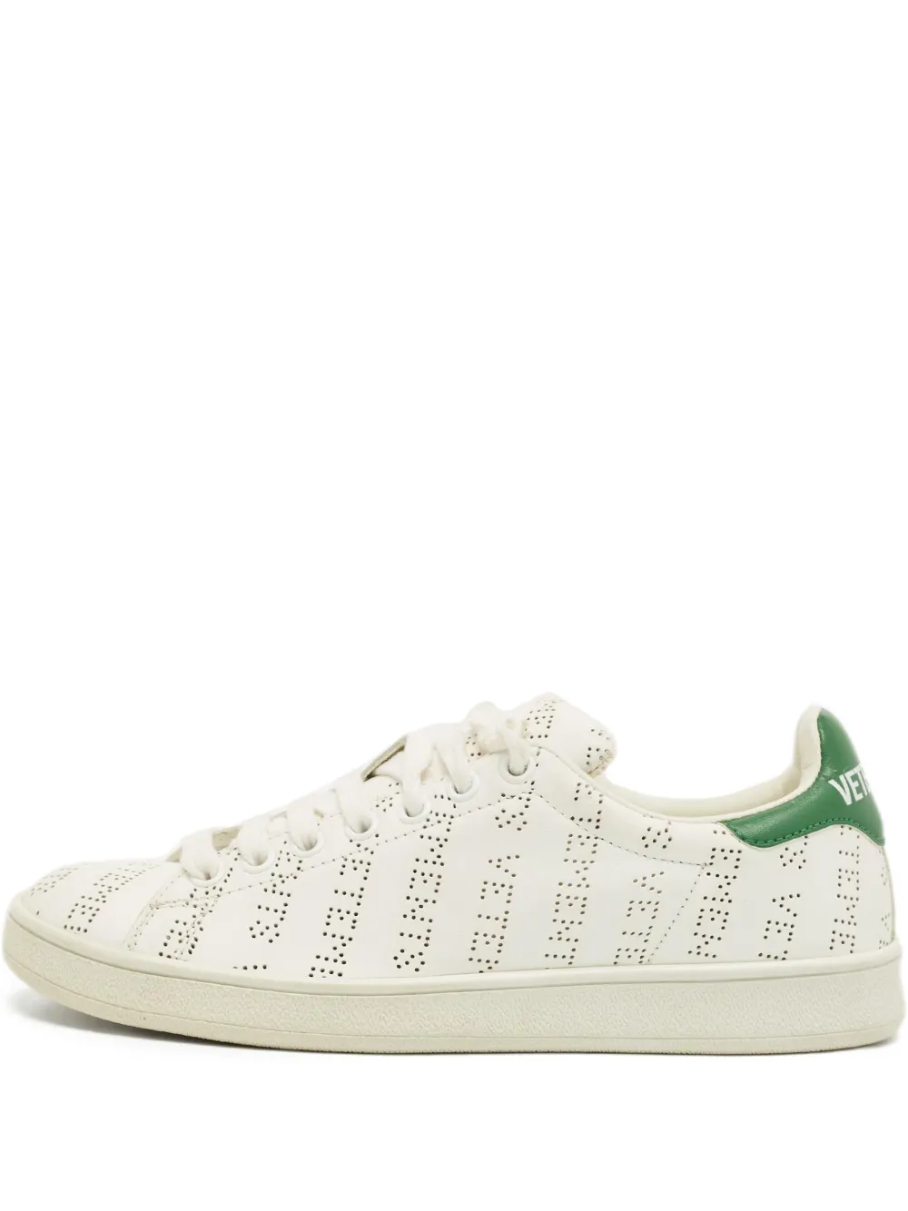 VETEMENTS perforated low-top sneakers - Bianco