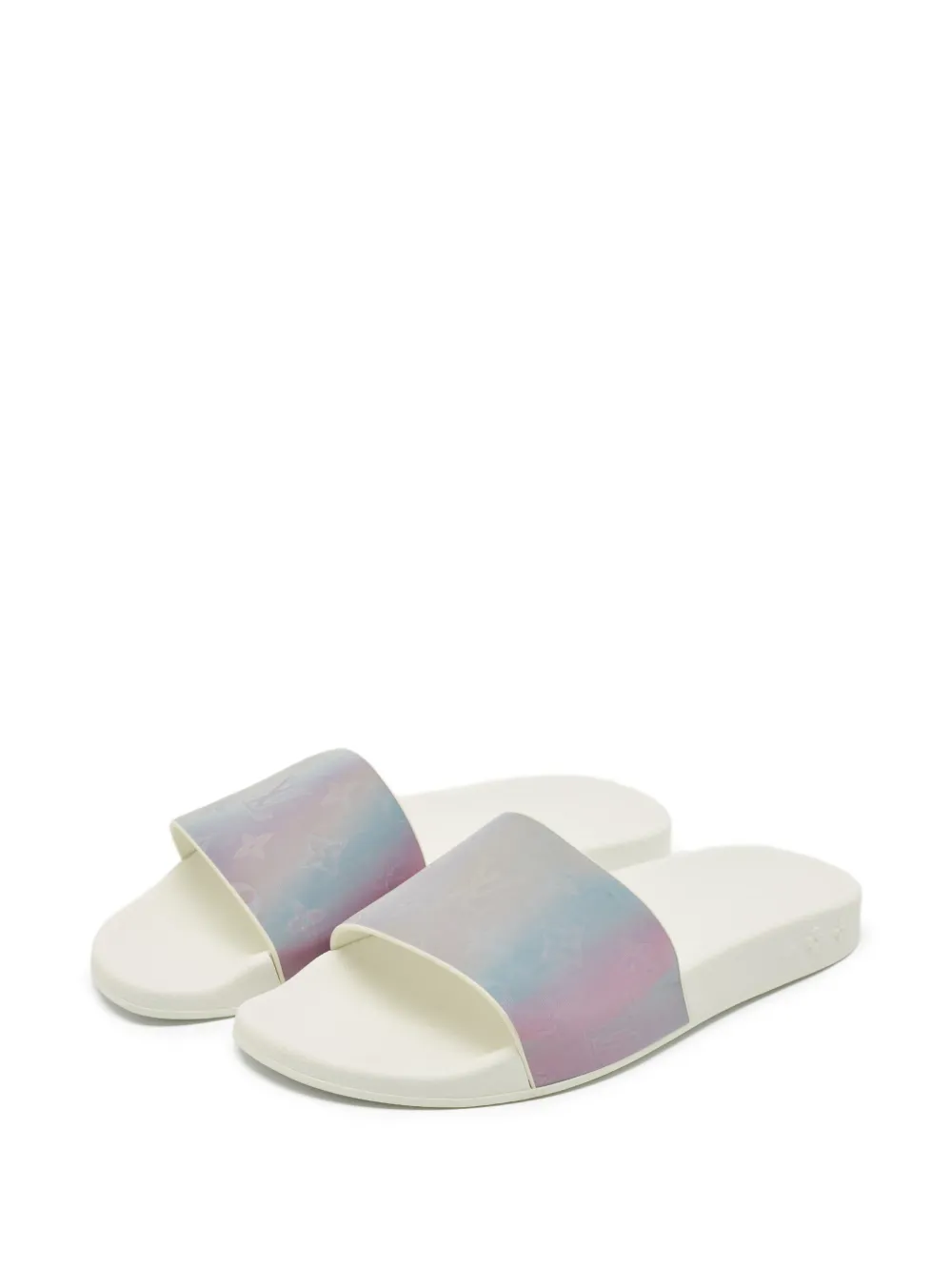 Louis Vuitton Pre-Owned Waterfront monogram-pattern slides | Image 2