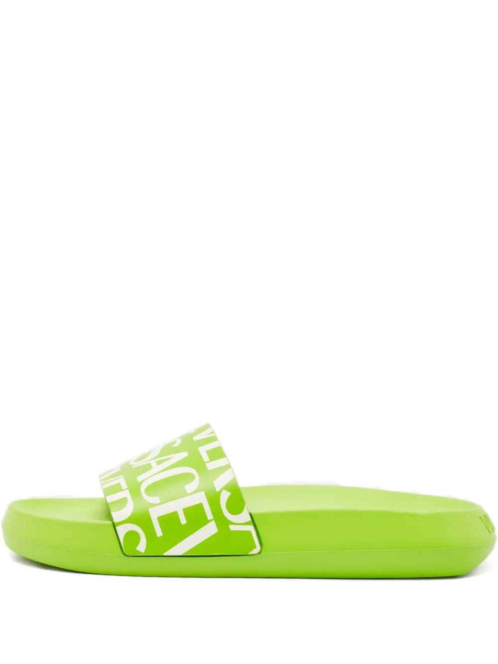 Versace Pre-Owned leather slides | Green | Image 1