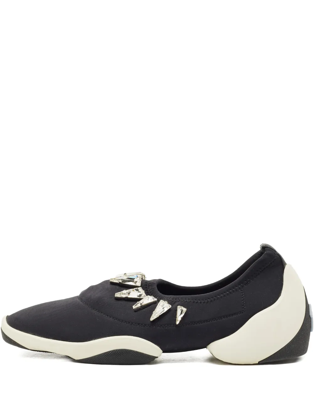 Giuseppe Zanotti Vintage crystal-embellishment sneakers - Nero