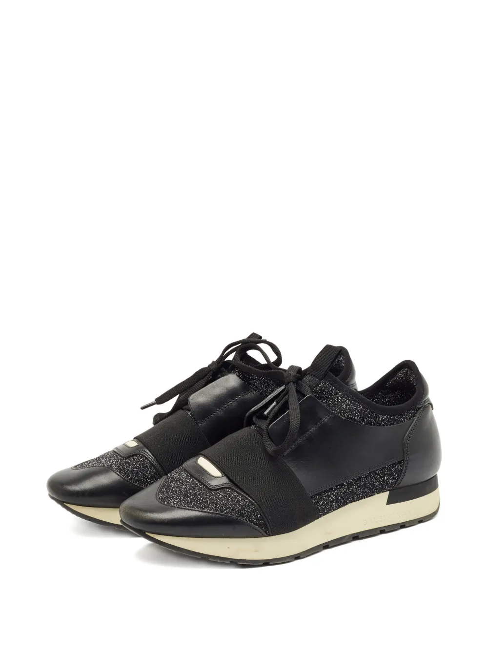 Balenciaga Pre-Owned Race Runner lace-up sneakers - Zwart