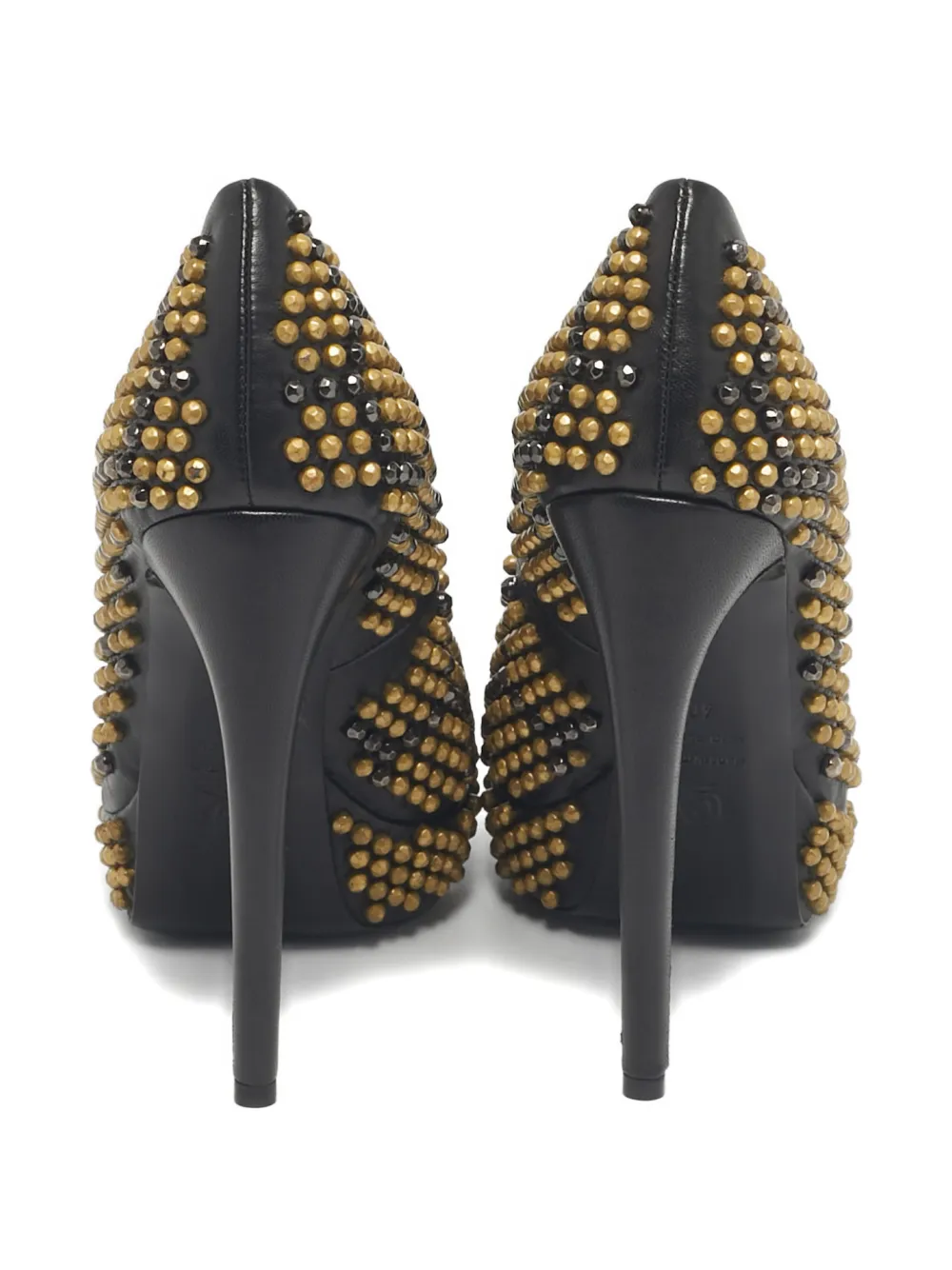 Alexander McQueen Pre-Owned stud-embellished pumps - Zwart