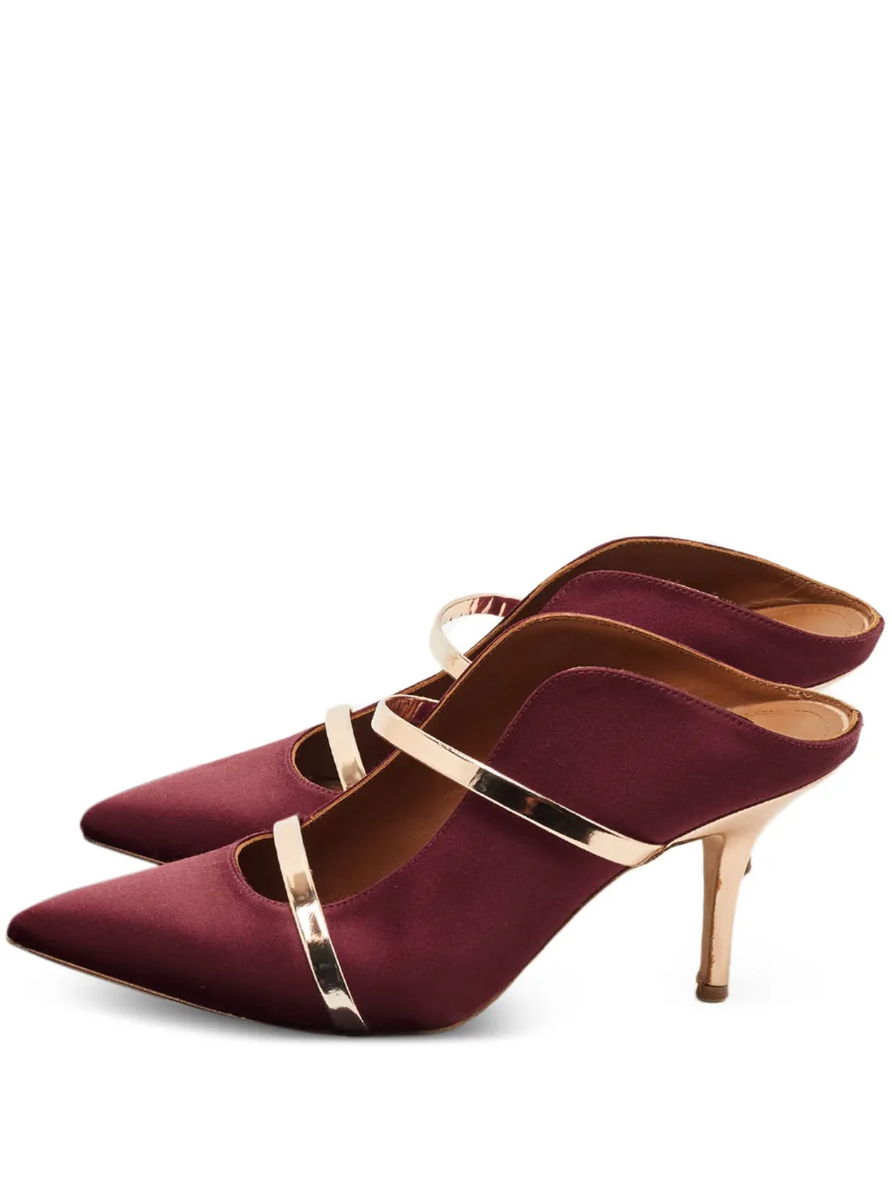 Malone Souliers Maureen pointed-toe mules - Rosso