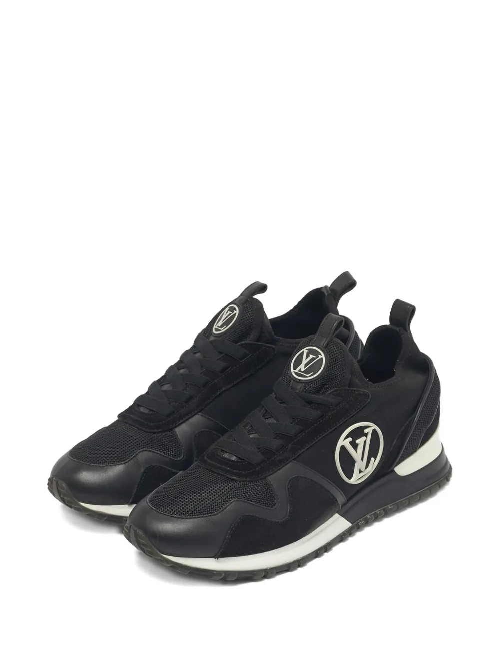 Louis Vuitton Pre-Owned Run Away mesh sneakers - Zwart