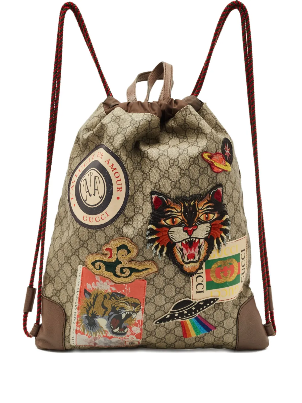 Gucci Pre-Owned drawstring backpack - Toni neutri