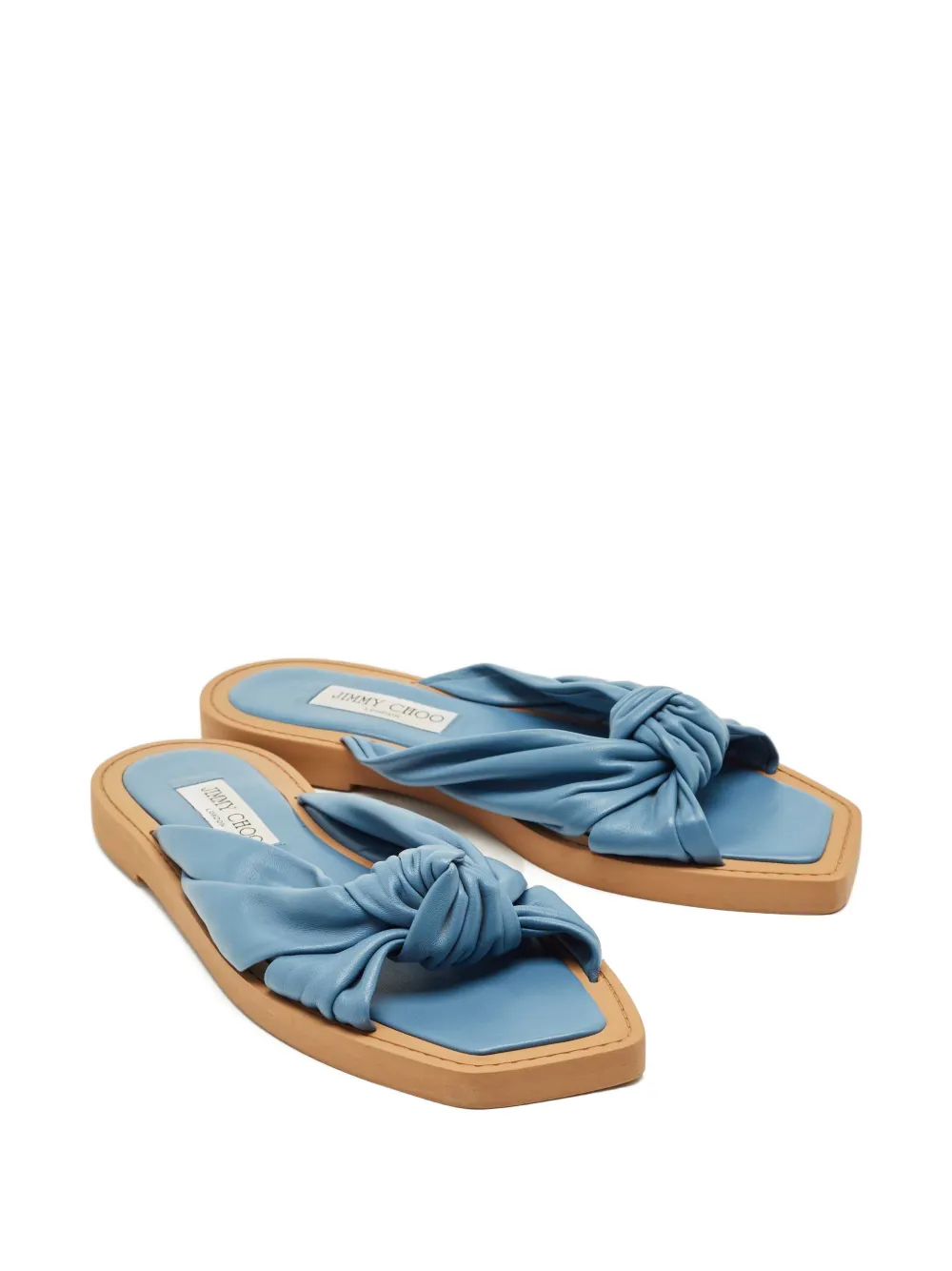 Jimmy Choo Pre-Owned bow leather slides | Image 2