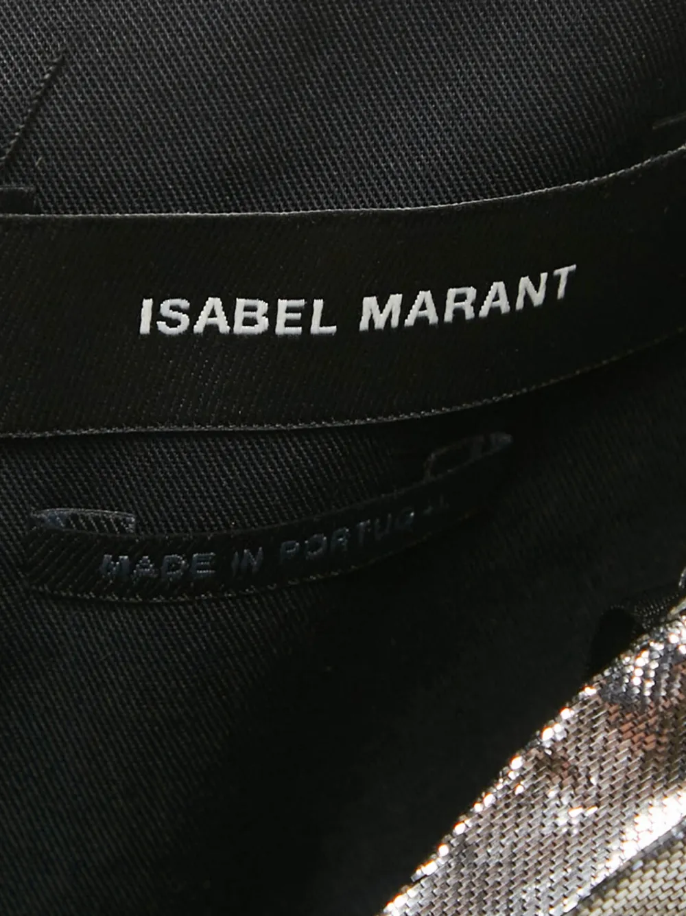 Isabel Marant Vintage Gesmockte mini-rok - Zilver