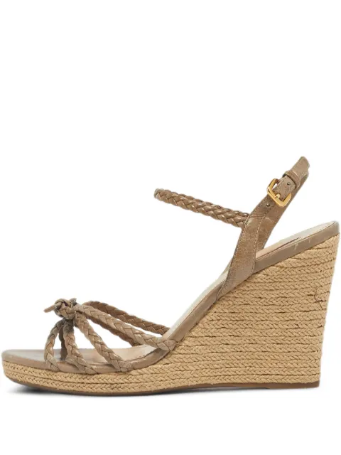 Prada Pre-Owned braided strappy sandals