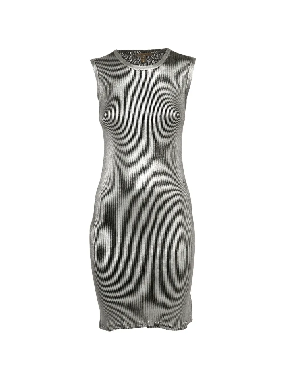 Louis Vuitton Pre-Owned Abito in maglia a coste - Argento