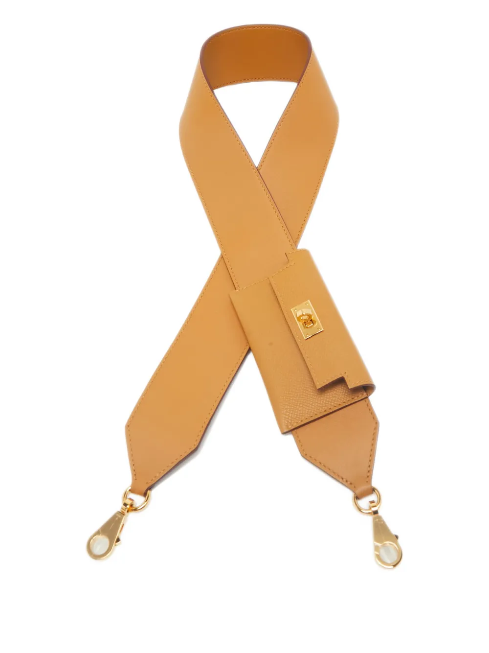 Hermès Pre-Owned Tracolla per borsa Kelly in pelle - Marrone