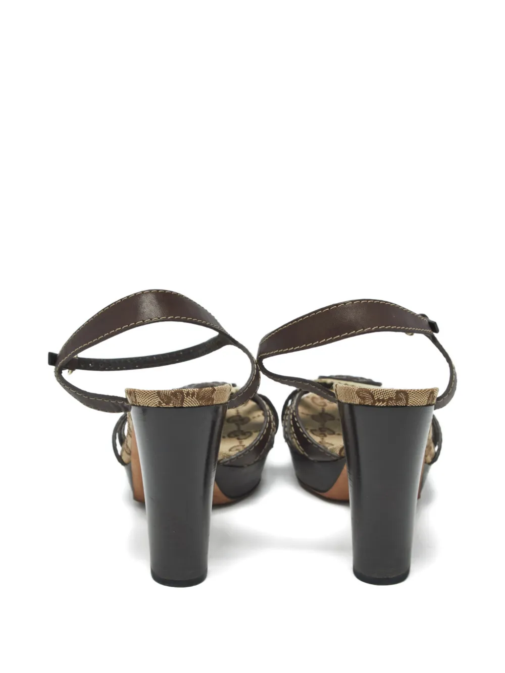 Gucci Pre-Owned Hysteria heart-motif sandals - Bruin