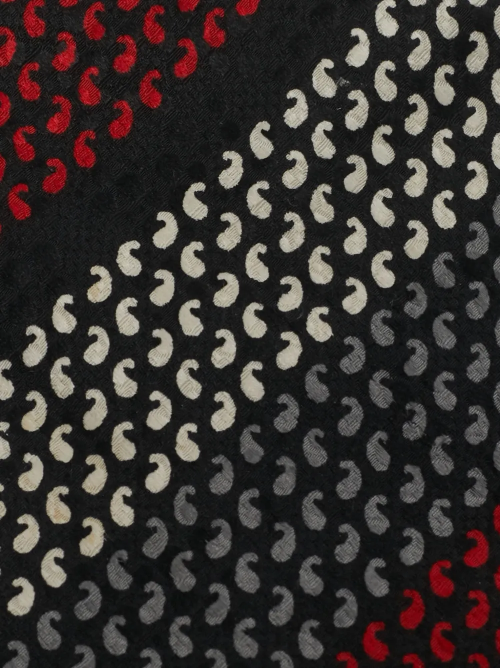 Saint Laurent Pre-Owned cravate en soie à motif cachemire | Image 2